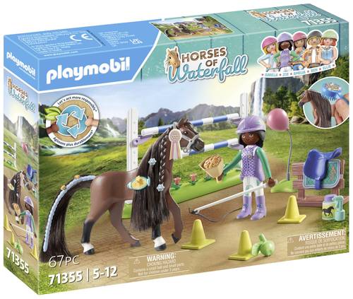 Playmobil® Horses of Waterfall Zoe & Blaze mit Turnierparcours 71355 von PLAYMOBIL