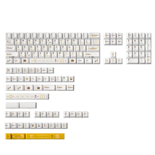 148 Tasten/Set Flight Plan Dye Sublimation Tastenkappe Original Höhe Tastenkappen Für Mechanische Tastaturen von PLCPDM