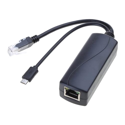 Gigabit-Splitter, 1000 m auf 5 V, 2,4 A, Trenner, Typ C, DC5521, USB-Netzstecker, weit verbreitete Anwendung von PLCPDM