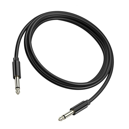 PLCPDM 6,35 mm Stereo-Hilfskabel, professioneller 6,35-mm-Stecker auf 6,35-mm-Kabel für Instrumenten- und Sound-Ausrüstung von PLCPDM