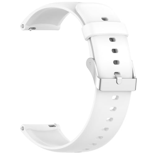 PLCPDM Silikon 22mm Band Waschbares Armband Armband Wasserdicht Geeignet Für Uhr Wasser Und Kratzfest von PLCPDM