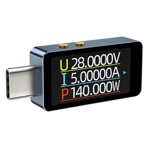 PLCPDM Tragbarer USB C Tester Mit Echtzeit Spannungs Und Stromanzeige Zur Analyse Der Batterieleistung von PLCPDM