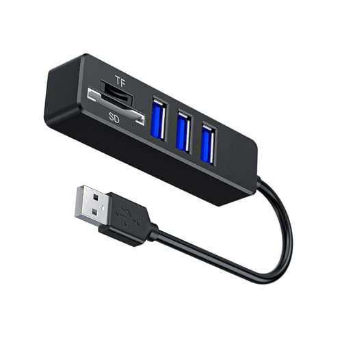 PLCPDM USB Erweiterungsadapter 5-Port USB Adapter Schneller Kartenleser Schnelle Datenübertragung Für Computer Tastatur Maus von PLCPDM