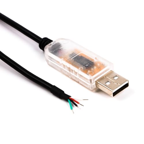 PLCPDM USB Zu RS485-Seriell Konverterkabel 4P Chipsatz Draht Endkabel Konverterkabel Ersatz Für PC Desktop von PLCPDM