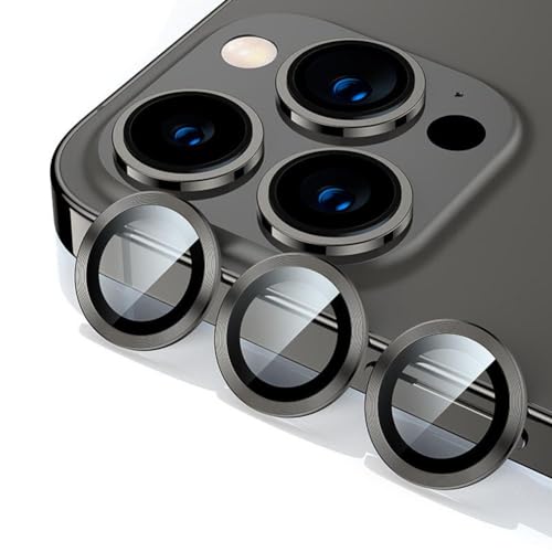 Linse aus gehärtetem für Apple 15 Pro Eagle Eye Objektiv Metallmuster C4Z6 Handy-Schutzglas Zubehör von PLGEBR