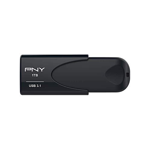 PNY Attaché 4 USB 3.1 Flash Laufwerk - 1TB, Schwarz von PNY