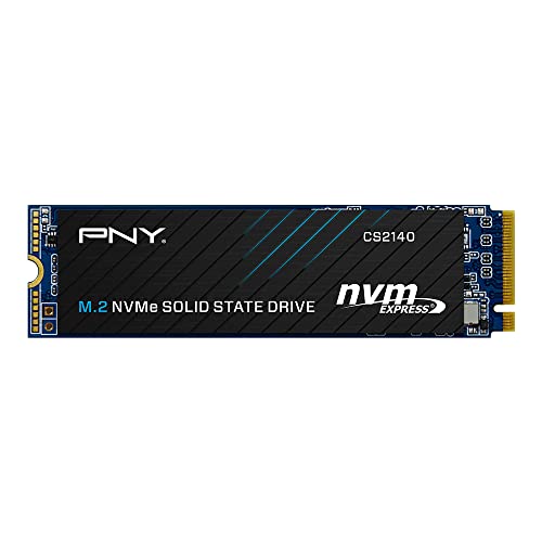 PNY CS2140 500GB M.2 NVMe Gen4 x4 Internal Solid State Drive (SSD), up to 3600MB/s - M280CS2140-500-RB von PNY