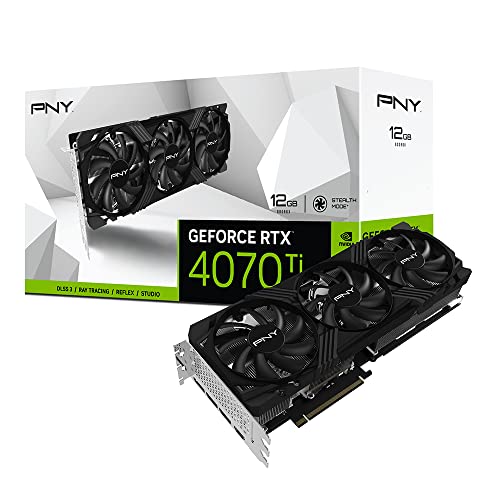 PNY GEFORCE RTX™ 4070Ti 12GB Verto DLSS 3 Triple Fan Grafikkarte von PNY