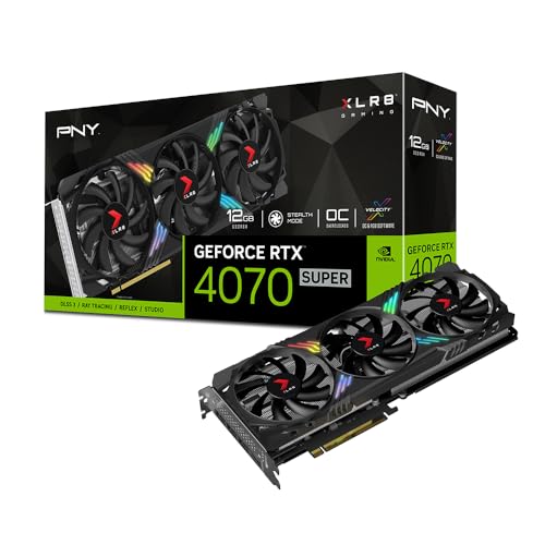 PNY GeForce™ RTX 4070 SUPER™ 12GB XLR8 Gaming Verto™ Epic-X RGB™ Overclocked Triple Fan DLSS 3 von PNY