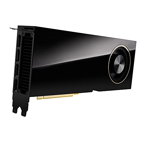 PNY NVIDIA RTX A6000 Professionelle Grafikkarte 48GB GDDR6 PCI Express 4.0 x16, Dual Slot, 3X DisplayPort, 8K Support, ultraleiser aktiver Lüfter von PNY