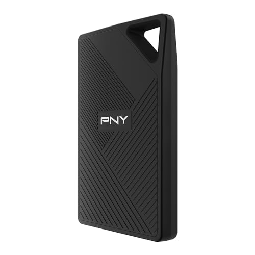 PNY RP60 1TB USB 3.2 Gen 2x2 Typ-C Portable SSD - 2.000MB/s Lesegeschwindigkeit (PSD0CS3060-1TB-RB) von PNY