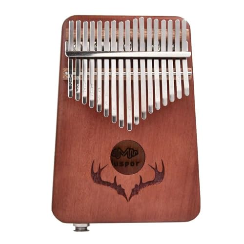 professionelle Kalimba 17-Tasten-Kalimba-Daumenklavier mit Tasche Gelb/Braun/Blau 17-Tasten-Stimmgerät für Anfänger(2) von POHTYIT