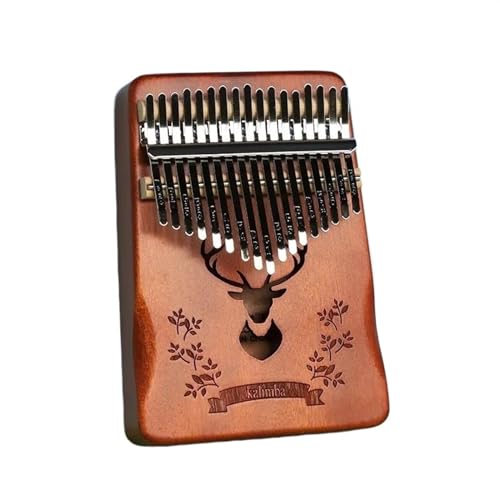 professionelle Kalimba 17-Tasten-Kalimba-Instrument Daumenklavier Mahagoni-Fingerklavier professionelle Marimba-Musik Kalimba 17 chromatische Tasten professionell(3/4) von POHTYIT