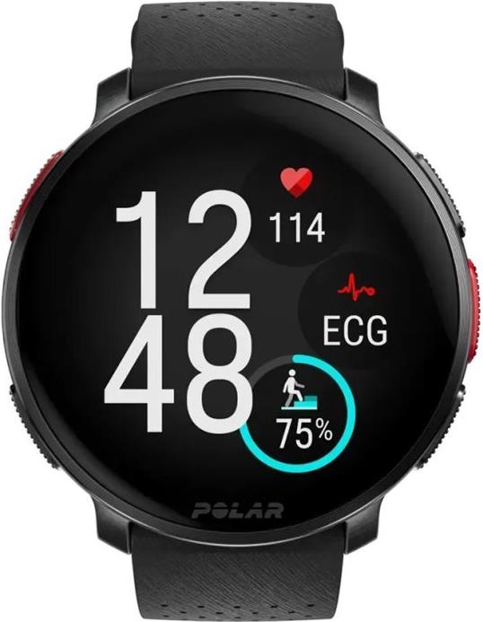 Polar Vantage V3 - Aluminum - Sportuhr mit Band - Silikon - Anzeige 3.5 cm (1.39") - 32 GB - Bluetooth - 57 g - Night Black (900108890) von POLAR