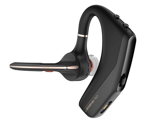 Poly Voyager Legend 50 Bluetooth-Headset – NoiseBlockAI, WindSmart, Smart-Sensor, 10 Stunden Akkulaufzeit, Geräuschunterdrückung, Schwarz von POLY