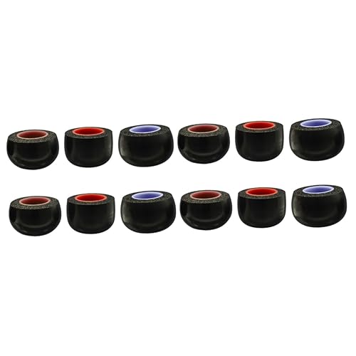 POPETPOP 12 STK Ohrenschützer aus Memory-Schaum Kopfhörer-Ohrpolster Ohrstöpsel Memory Foam eartips Memory Foam Ear Tips Geräuschisolierende Ohrpolster Schaumstoff-Kopfhörerpolster Schwamm von POPETPOP