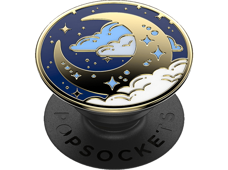 POPSOCKETS PopGrip Basic Enamel Fly Me To The Moon Handyhalterung, Mehrfarbig von POPSOCKETS