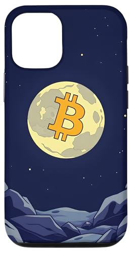 Buntes Bitcoin-Krypto-Enthusiasten-Blockchain-Kunstwerk Hülle für iPhone 12/12 Pro von PP Bitcoin Designs