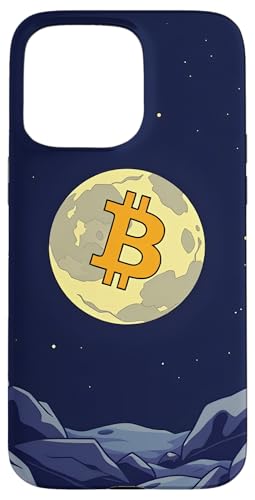 Buntes Bitcoin-Krypto-Enthusiasten-Blockchain-Kunstwerk Hülle für iPhone 15 Pro Max von PP Bitcoin Designs