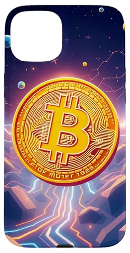 Crypto Bull Bitcoin-Blockchain Hülle für iPhone 15 Plus von PP Bitcoin Designs