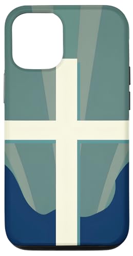 Hülle für iPhone 12/12 Pro Einfaches Kreuz Jesus, symbolisiert Glauben und Christentum von PP Jesus Love