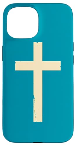 Hülle für iPhone 15 Starkes Kreuz Christi Symbol für Gläubige von PP Jesus Love