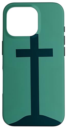 Hülle für iPhone 16 Pro Fettes Kreuz-Symbol für religiösen Glauben von PP Jesus Love