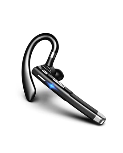 PPLKHS Noise Cancelling Ohrhörer Bluetooth-Headset Mit Touch-Steuerung, FÜR IOS Und Android, Einzel-Freisprecheinrichtung Für Fahren, Bluetooth-Ohrhörer Bluetooth Kopfhörer(No Charging Box) von PPLKHS