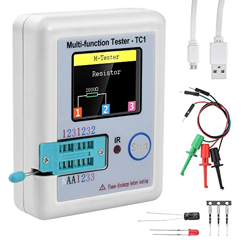 PPcdfre 1,8 (160X128) Buntes Display Multifunktion TFT Hintergrundbeleuchtung Transistor LCR-TC1 Tester für Dioden Trioden Kondensatoren von PPcdfre