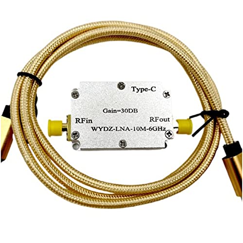 PPcdfre 10M-6GHz Verstärker mit Hoher Ebenheit, Rauscharmer Verstärker, Verstärkung 30 DB, HF-Signal, Empfänger-Front-End-Ersatzteile von PPcdfre