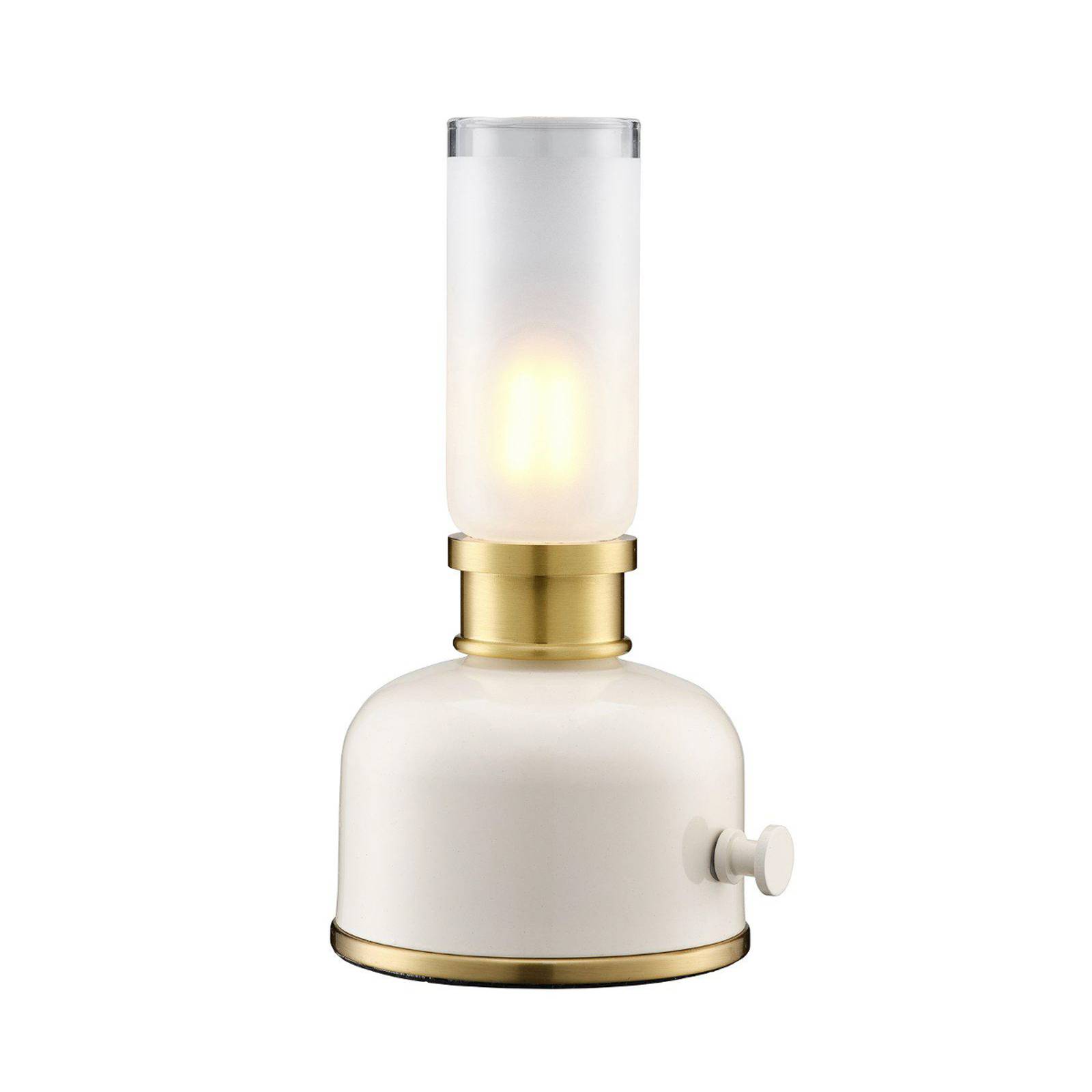 PR Home LED-Akku-Tischleuchte Frida, beige, Höhe 22 cm von PR Home