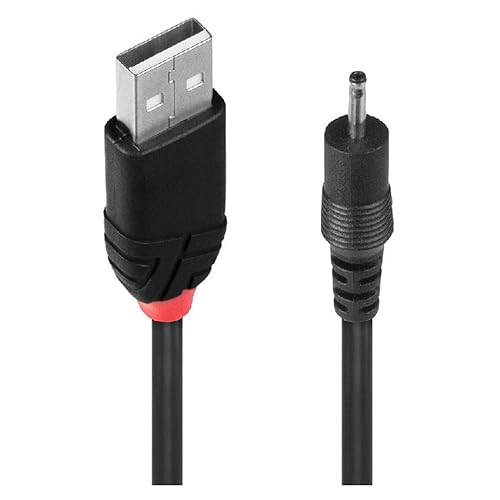 PRENDELUZ USB 2.0 Typ A Kabel 1,5 m auf DC 5,5 mm Innendurchmesser 2,5 mm Stecker auf Stecker, USB A auf Klinke Kabel von PRENDELUZ