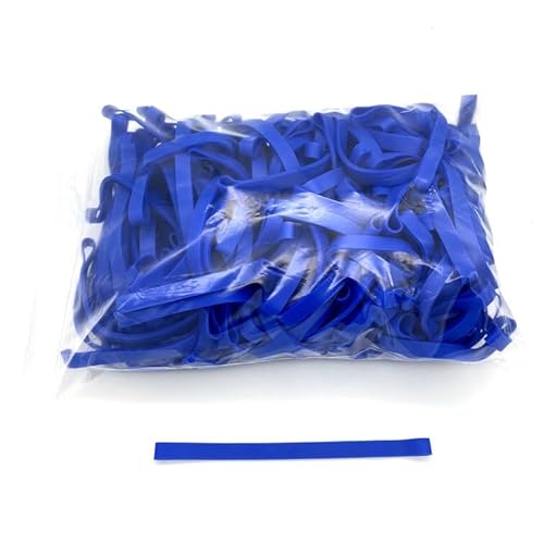 PROGOM Progom - Kostenlose Latexgummibänder (TPR) - 180 (Ø115) mm x 10 mm - Farbe Blau - Beutel mit 1 kg von PROGOM