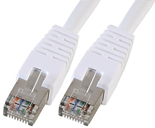 Pro Signal PSG91656 RJ45 auf RJ45 Cat5e S/FTP Ethernet Patchkabel, 20 m, Weiß von PROSIGNAL