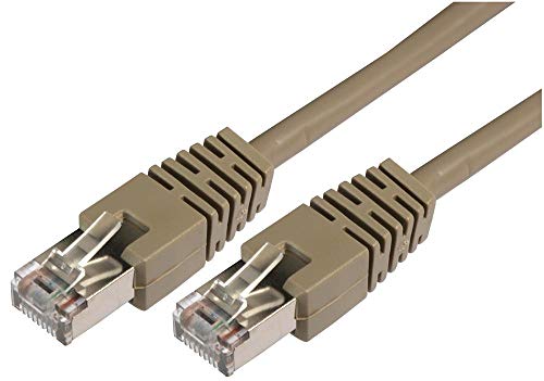 Pro Signal RJ45 Ethernet-Patchkabel, Stecker auf Stecker, Cat5e, STP, 15 m, Grau von PROSIGNAL