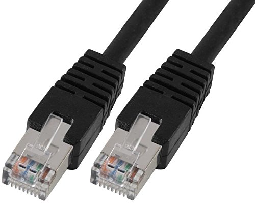 Pro Signal RJ45 auf RJ45 Cat5e S/FTP Ethernet Patchkabel, 2 m, Schwarz von PROSIGNAL