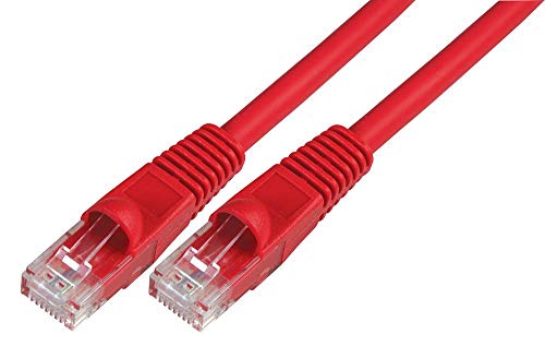 Pro Signal Snagless Cat6 UTP LSOH Ethernet-Patchkabel, 15 m, Rot von PROSIGNAL