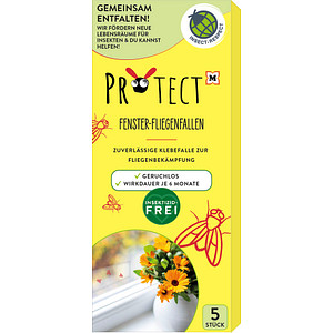 PROTECT Fliegenfalle Fenster transparent 5 St. von PROTECT