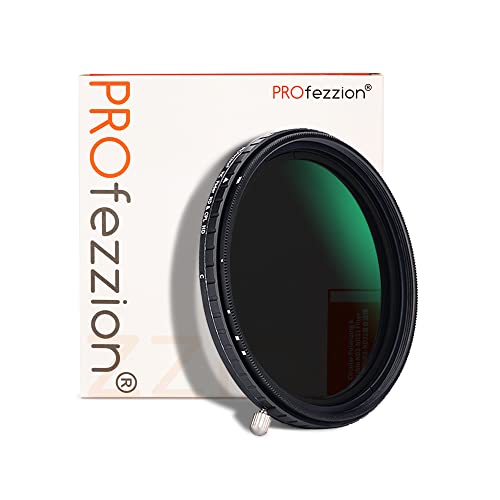 PROfezzion 52mm Variabler ND CPL Filter 2 in 1 ND2-ND32 5 Hard Stop VND Filter mit Zirkularem Polarisationsfilter für Canon Nikon Sony Sigma Fujifilm Kameraobjektiv Landschaftsfotografie von PROfezzion