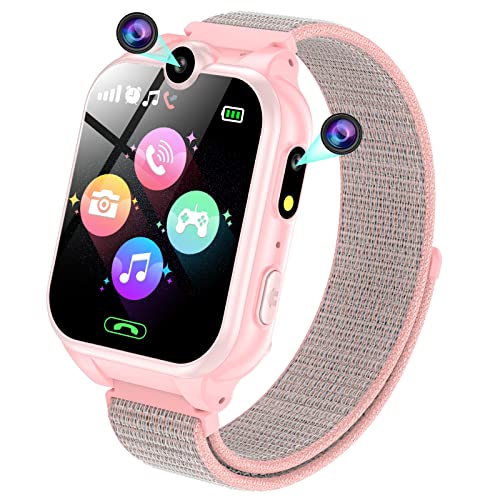PTHTECHUS Smartwatch Kinder - 1.68'' Uhr Telefon für Mädchen Jungen mit Anruf, SOS, 18 Spiele, Musik, Kamera, Wecker, Taschenlampe, Kinderuhr Telefonieren Smart Watch Kids Geschenk PTHTECHUS Smartwatch Kinder - 1.68'' Uhr Telefon für Mädchen Jungen mit Anruf, SOS, 18 Spiele, Musik, Kamera, Wecker, Taschenlampe, Kinderuhr Telefonieren Smart Watch Kids Geschenk von PTHTECHUS