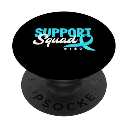 Support Squad PTSD Awareness Posttraumatisch PopSockets Klebender PopGrip von PTSD Awareness Mental Health Advocacy Designs Gift