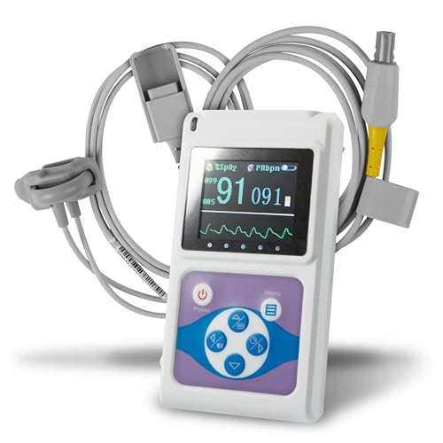 Pulox Pulsoximeter PO-650B Baby Fingerpulsoximeter mit externem Sensor - Messung von SpO2 und Puls bei Säuglingen, Kleinkindern und Kindern von PULOX