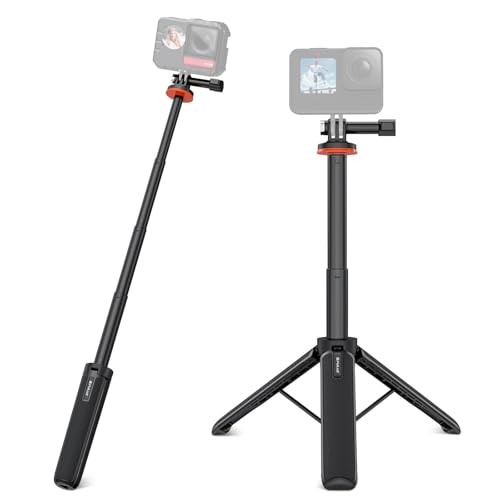 52 cm Handgriff-Stativ, ausziehbarer Selfie-Stick für Go Pro HERO13/12/11/10/9/8, Action 5 Pro/4/3, Insta 360 X4/X3 Action-Kamera 52 cm Handgriff-Stativ, ausziehbarer Selfie-Stick für Go Pro HERO13/12/11/10/9/8, Action 5 Pro/4/3, Insta 360 X4/X3 Action-Kamera von PULUZ