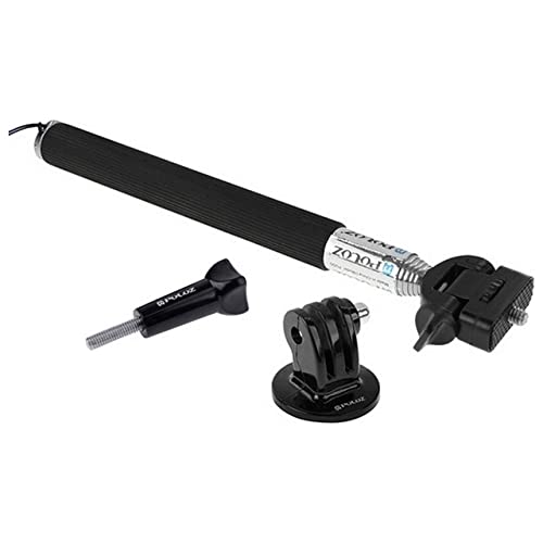 puluz Verlängerbarer Selfie Stick Länge verstellbar Handheld Monopod Pole Hand Griff mit Stativ Mount Adapter & Schraube für GoPro Hero543 +321 und DSLRKameras Länge: 22,5–100 cm22,6–99,8 cm von PULUZ