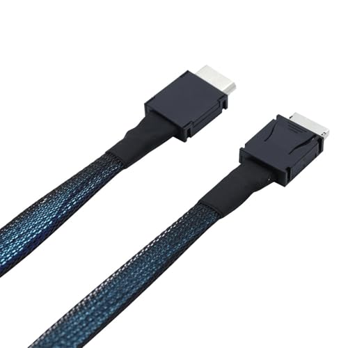 PURFUU SFF-8611 4I Stecker auf SFF-8611 4I Stecker PCIe Kabel Übertragungskabel Ersatz Stromanschluss für Festplatten-Server von PURFUU