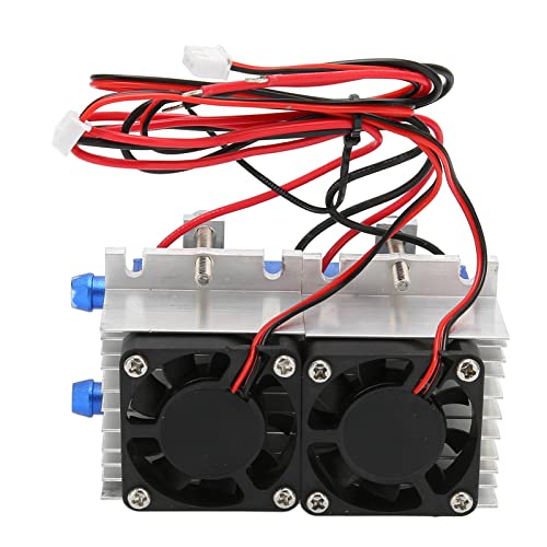 PUSOKEI 144 W Peltier Thermoelektrisches Kühlsystem, DC 12 V 10 A 100 W Halbleiterkühlung Thermoelektrischer Kühler, DIY Peltier-Kühler Wasserkühler für -Klimaanlagen von PUSOKEI