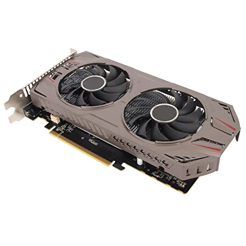 PUSOKEI GTX750Ti-Grafikkarte, 2 GB GDDR5 128-Bit-Gaming-Grafikkarte mit 2 Lüftern, 3D-API-Unterstützung, HD-Multimedia-Schnittstelle, Einfache Installation, Gute Wärmeableitung, Längere von PUSOKEI