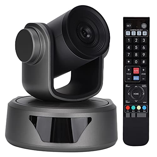 PUSOKEI Videokamera-Camcorder, 1080P Full High Definition HD Cam Webcam mit Festem Fokus, 2,1 Millionen Pixel, für Windows 7, Windows 8.1, Windows 10, Linux, OS X 10.10 (EU-Stecker) von PUSOKEI
