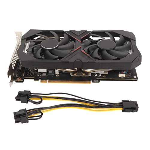 RTX 2060S 256bit Desktop-Grafikkarte, RTX 2060 SUPER 8GB GDDR6 GPU Grafikkarte, RTX 2060S Gaming Video Car, PCI Express 3.0 X 16,DP,HD Multimedia Interface,DVI D mit Dual Fan von PUSOKEI