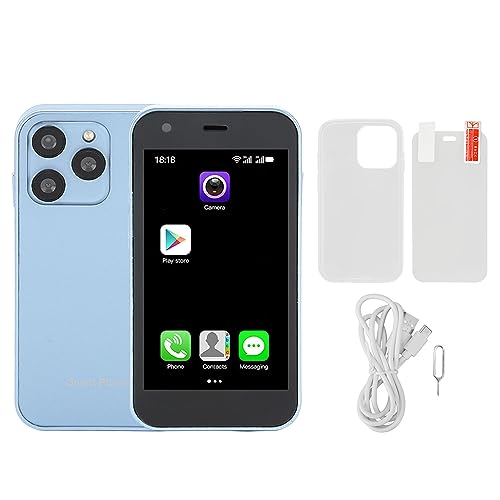 SOYES XS15 3G Smartphone, 2 GB 16 GB Dual SIM Handy, Schlankes Smart Backup Telefon für Android, 1000 MAh Akku (Meerblau) von PUSOKEI